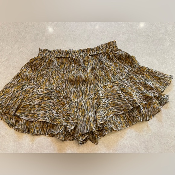 ISABEL MARANT ÉTOILE Sornel Skirt In Khaki Size 38 - Picture 5 of 13